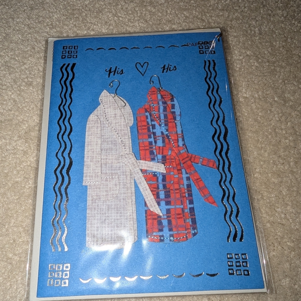 Papyrus His & His Robe Anniversary Card